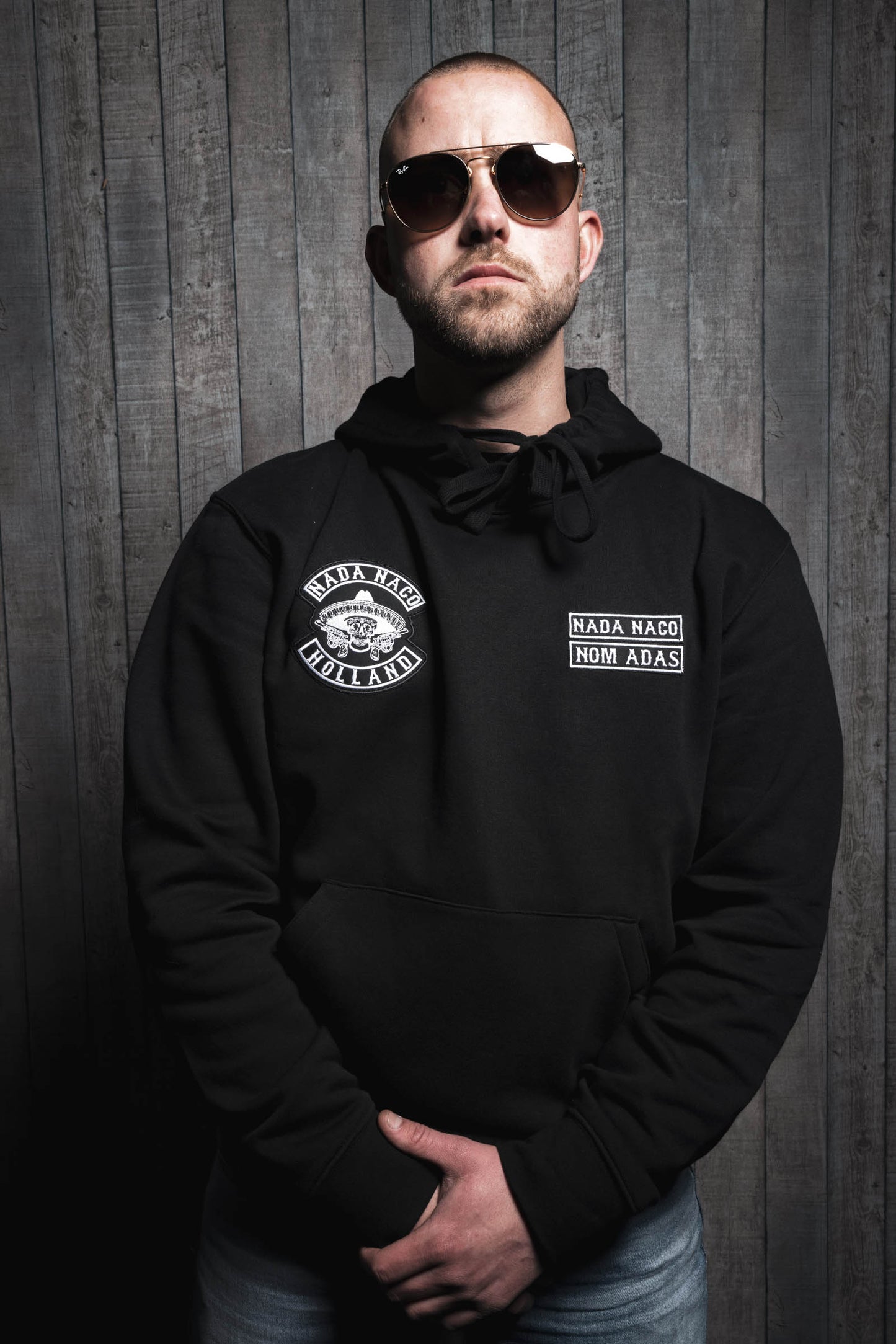 NN Biker Hoodie  (Black Originals)