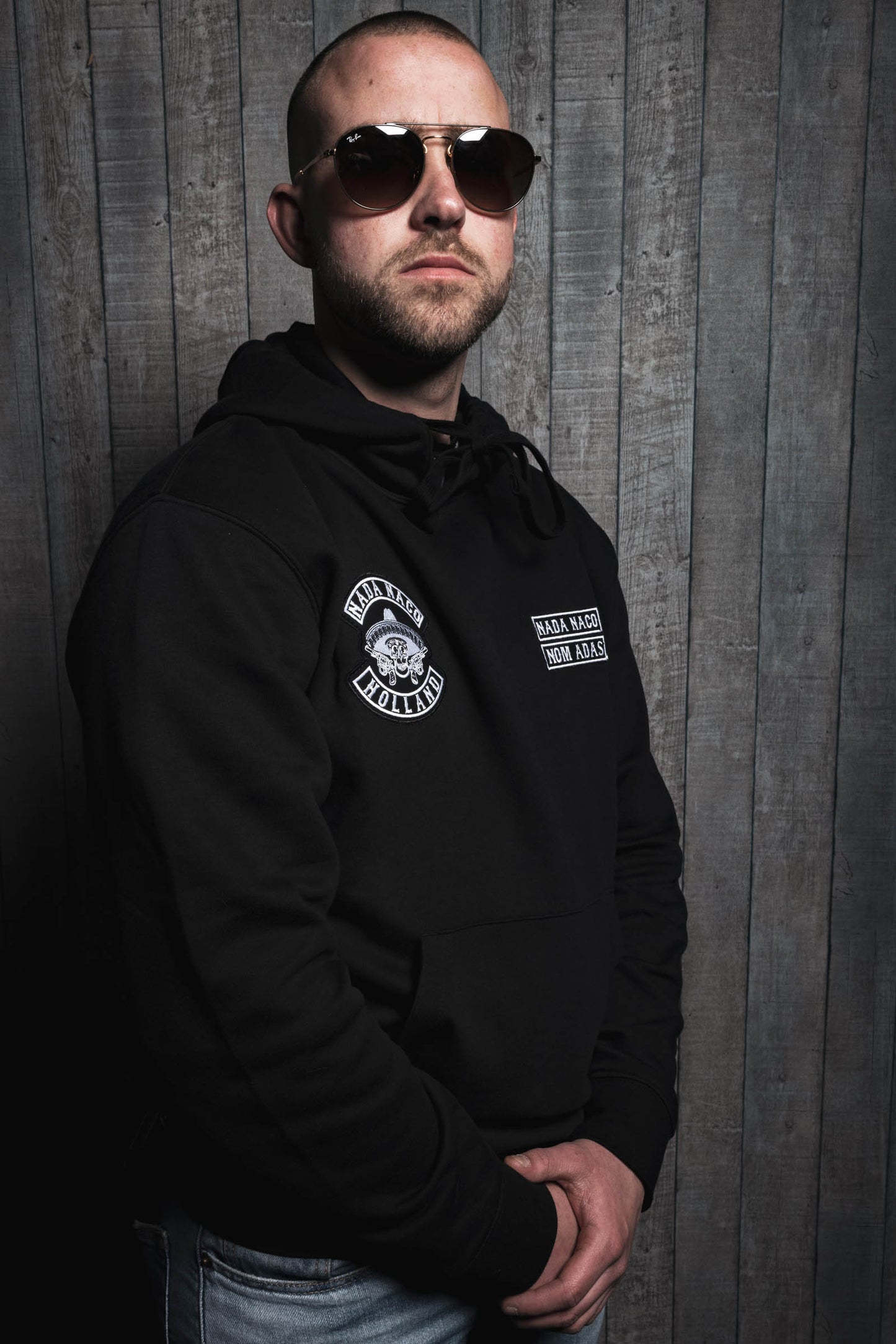 NN Biker Hoodie  (Black Originals)